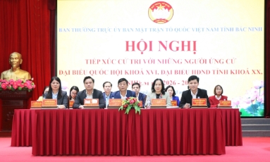  Ứng cử viên đại biểu Quốc hội khóa XVI và đại biểu HĐND tỉnh khóa XX tiếp xúc cử tri tại đơn vị bầu cử số 6 và số 13